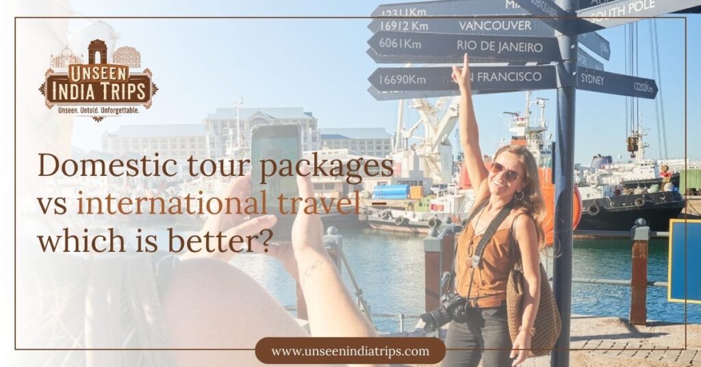 Domestic tour packages vs international travel – which is better?