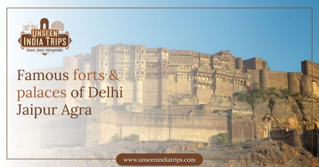 Famous forts and palaces of Delhi Jaipur Agra