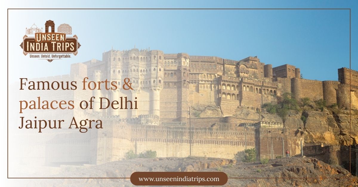 Famous forts and palaces of Delhi Jaipur Agra