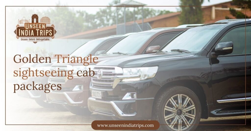 Golden Triangle sightseeing cab packages