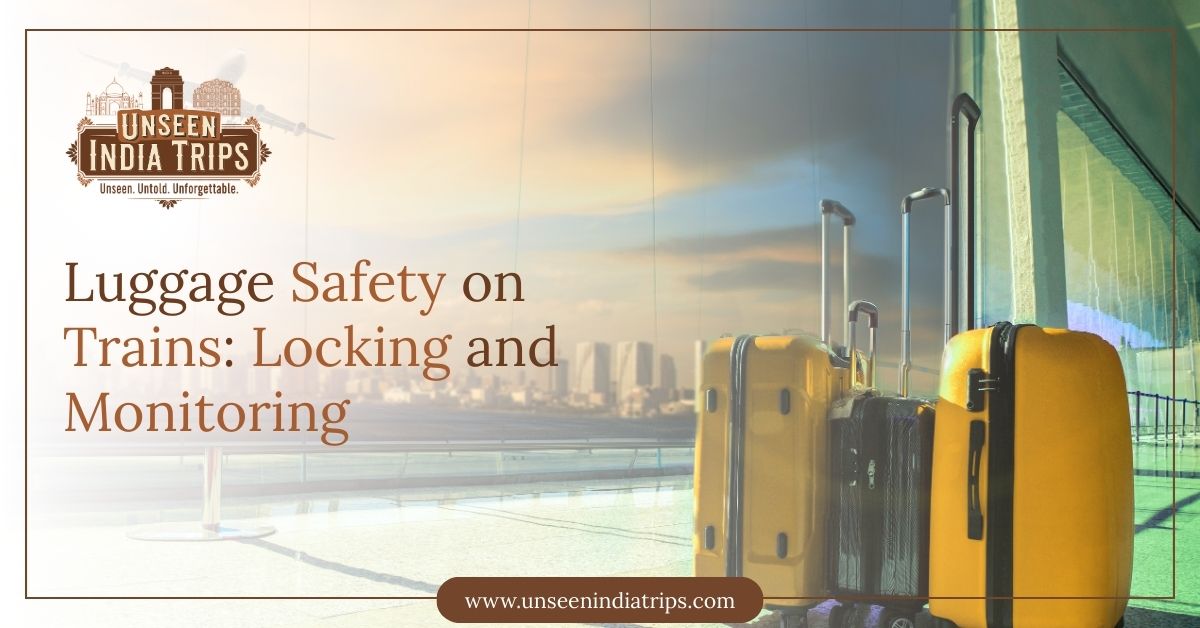 Luggage Safety on Trains Locking and Monitoring