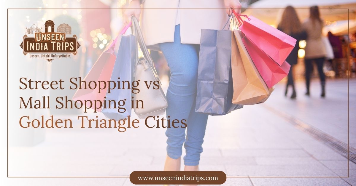 Street Shopping vs Mall Shopping in Golden Triangle Cities