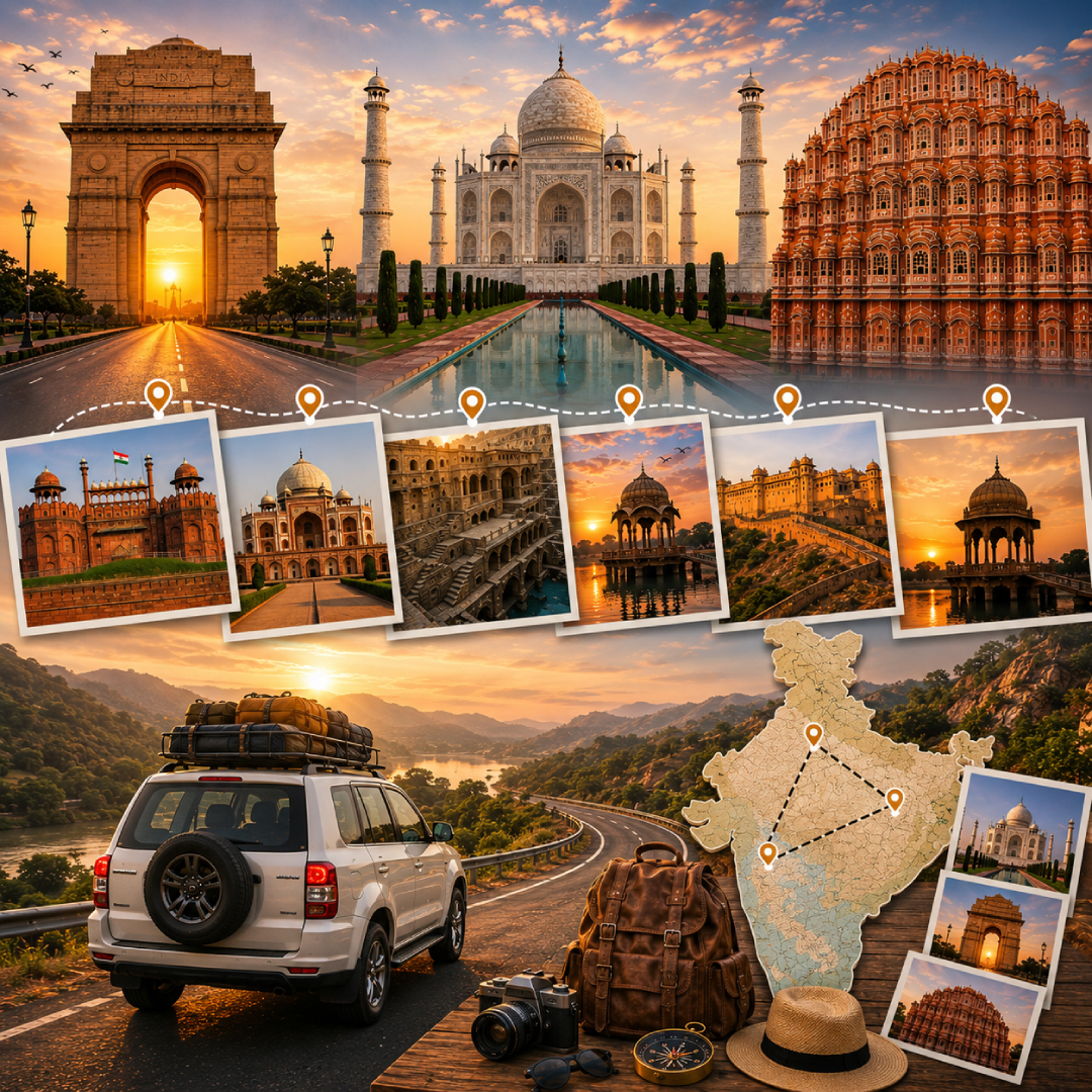 Golden Triangle Tour 6 Days - Delhi Agra Jaipur Tour 6 Days